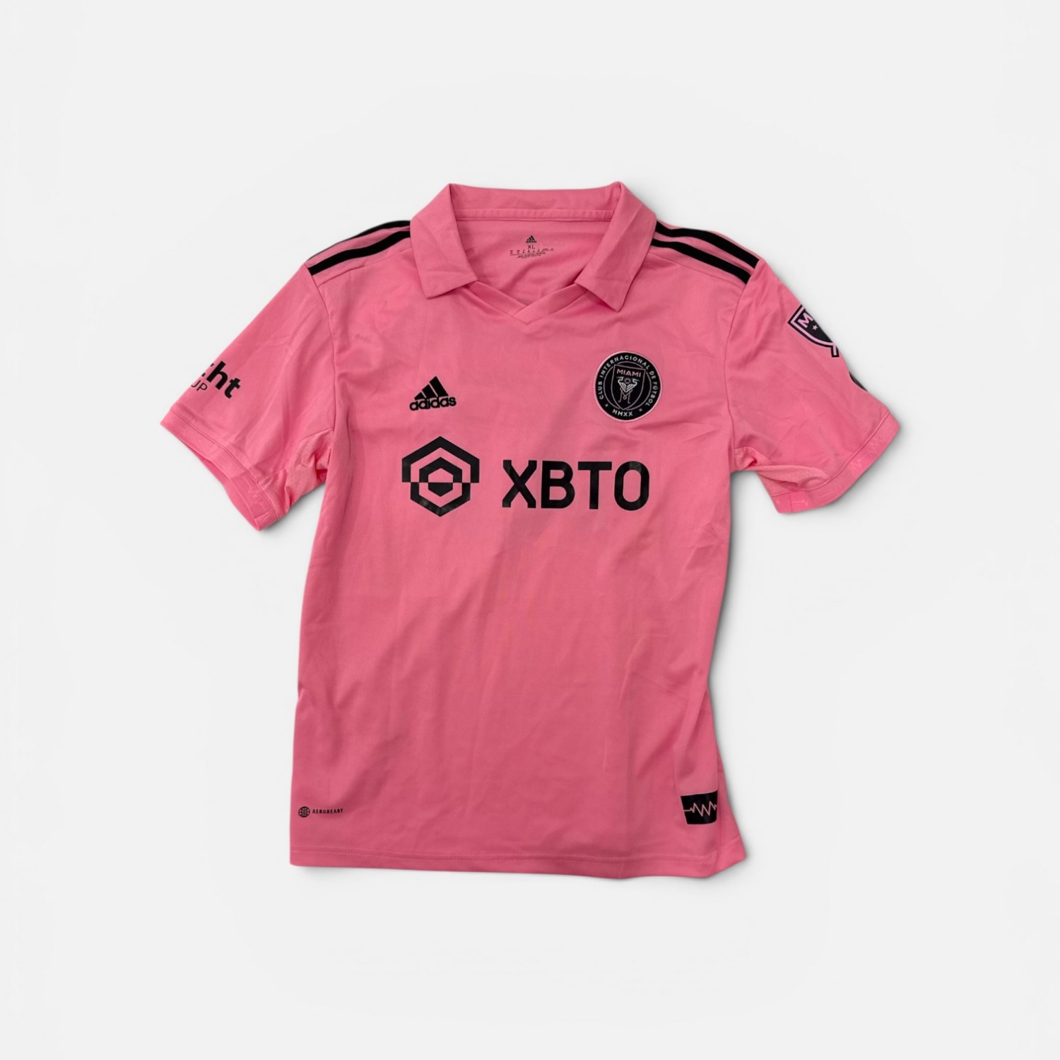 Adidas Inter Miami CF Home Jersey #10 Messi Ροζ Ποδοσφαιρική Φανέλα